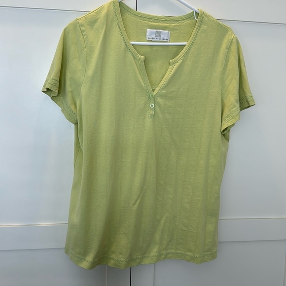Karen Neuburger sleep top size: large green - Picture 1 of 5